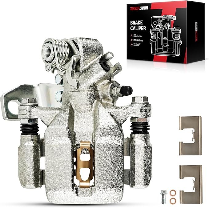 Torchbeam Rear Brake Caliper Right for Honda 2006-2015 Civic 1.8L, Honda 2006-2011 Civic 2.0L, Honda 2012-2015 Civic 2.4L, Rear Right Caliper Replace # 19B3298