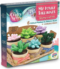 Glittery Garden Felt Succulent Craft Kit. Sewing Project to Make 6 Plushies | by GlitteryGarden
