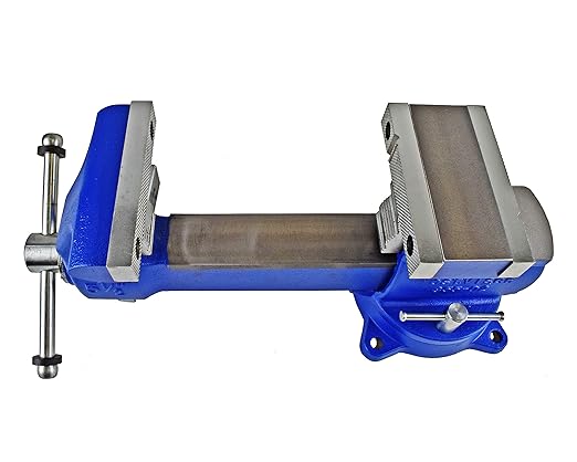 Yost Vises 855-D2 Industrial Grade Reversible Vise, 5.5", Blue