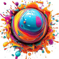 MINIWAN Abstract Art Paint Splash Puzzles by MINIWAN