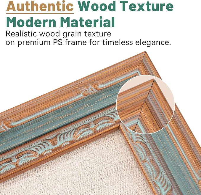 11x14 Vintage Picture Frame, Antique Picture Frames, Retro Design 11 x 14 - Image 4