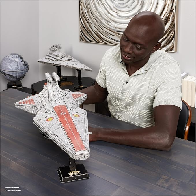 4D Build Star Wars Deluxe Venator-Class Star Destroyer 3D Model Kit, Star Wars - Image 7