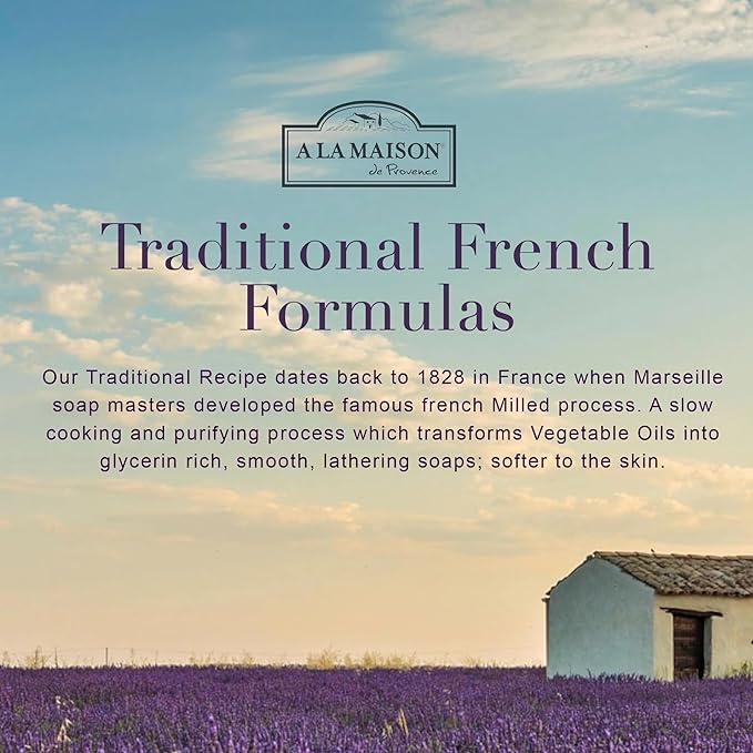 A LA MAISON French Liquid Hand Soap RefilL - Natural Hand Wash Made with Essential Oils - Biodegradable, Plant-Based, Vegan, Cruelty-Free (33.8 Fl Oz Pouch (1 Pack), Lavender Aloe)