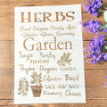 TIAMECH A4 Reusable Herbs Garden Stencil by TIAMECH