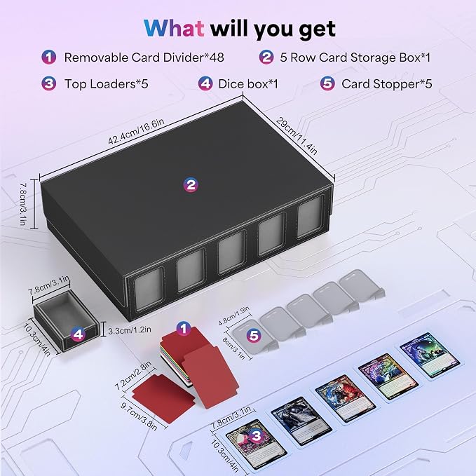UAONO Trading Card Storage Box - Image 6