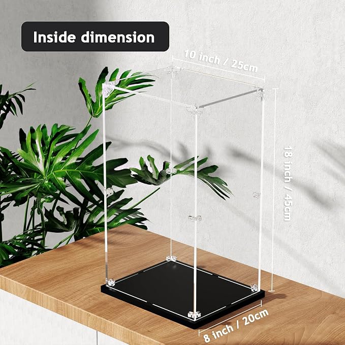 3MM Clear Acrylic Display Case, Self-Assemble Showcase - Image 2