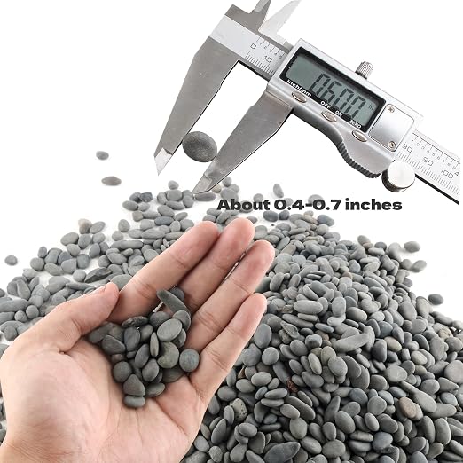 18lb Small Smooth River Rocks Pebbles - Image 2