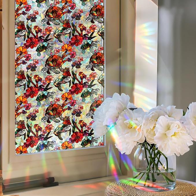 Magnolia Flower Window Privacy Film - Image 5