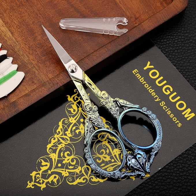 YOUGUOM Small Craft Scissors, Little Travel Sharp Embroidery Scissors All - Image 2
