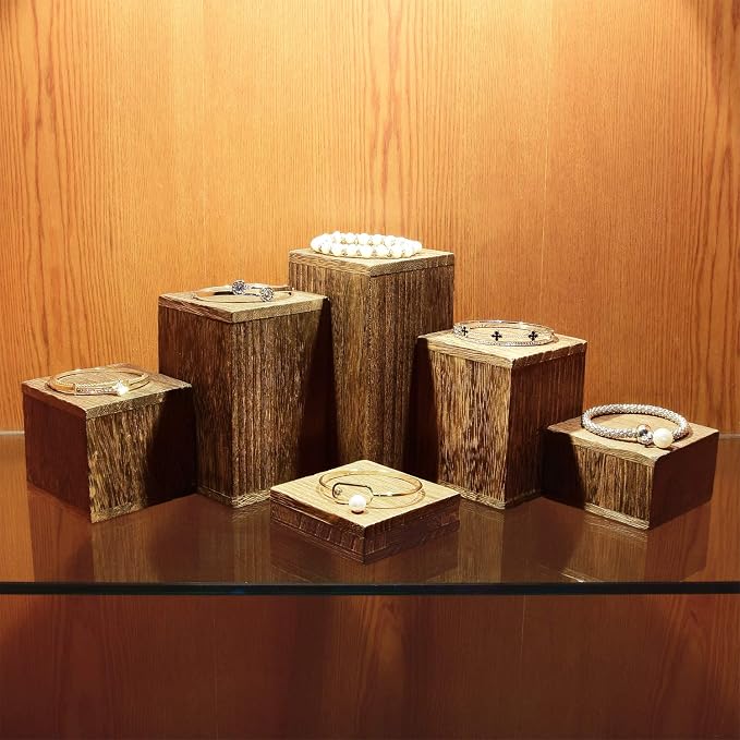 MOOCA Wooden 6 Pcs Square Risers - Image 6