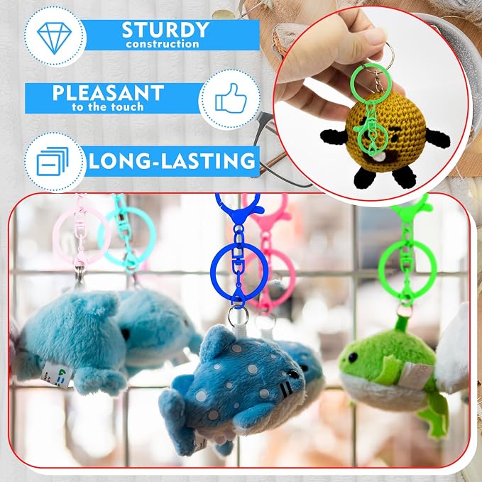 57 Pcs Colorful Swivel Snap Hook - Image 5