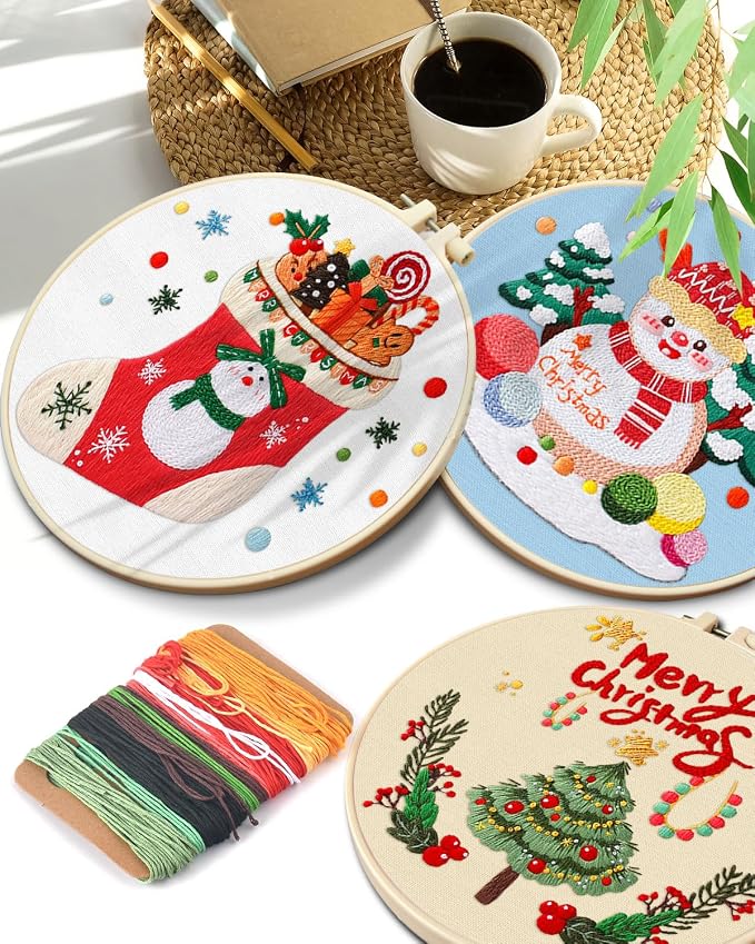 TINDTOP Christmas Embroidery Kit - Image 7