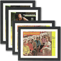 JupDec Sports Magazine Frame 4 Pack, Premium Wood Display Case by JupDec