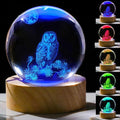 3D Owl Crystal Ball 60mm by Unknown