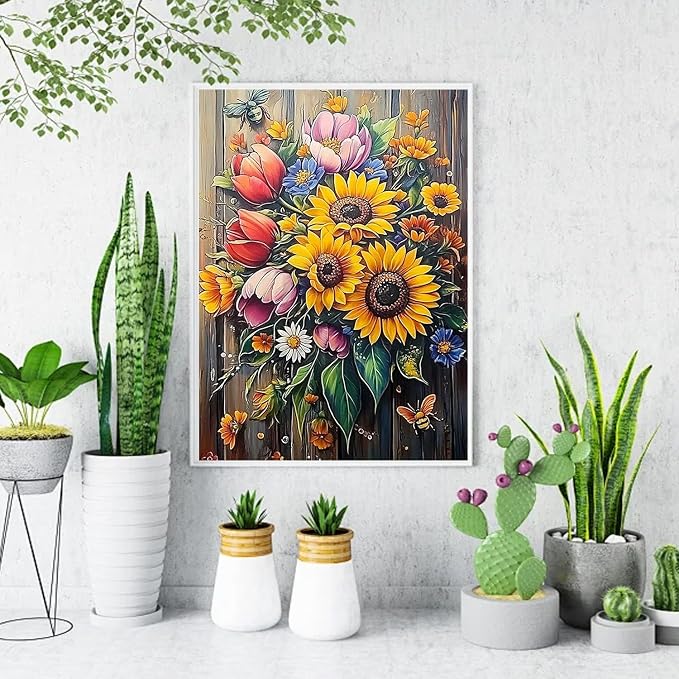 VeGuude Flowers Diamond Art Kits - Image 5