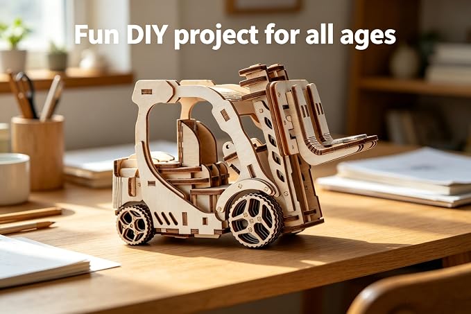 Wooden 3D Puzzle, Creative DIY Model Building Kit - Image 8