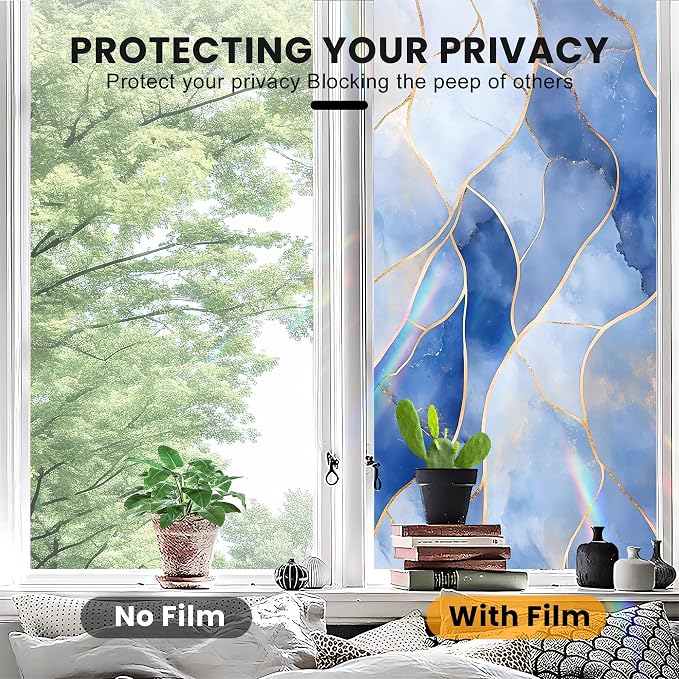 Stained Glass Window Privacy Film Static Cling - Image 5