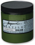 Jacquard Fabric Paint for Clothes - 8 Oz Textile Color Olive Green Leaves by Jacquard