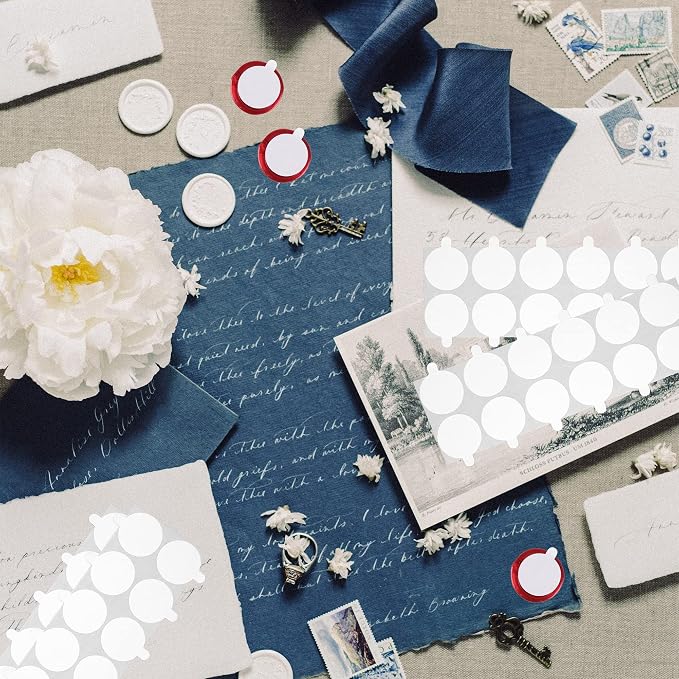Double Sided Adhesive Dots for Wax Seal, 108 Pieces 1 Inch Stickers Round - Image 6