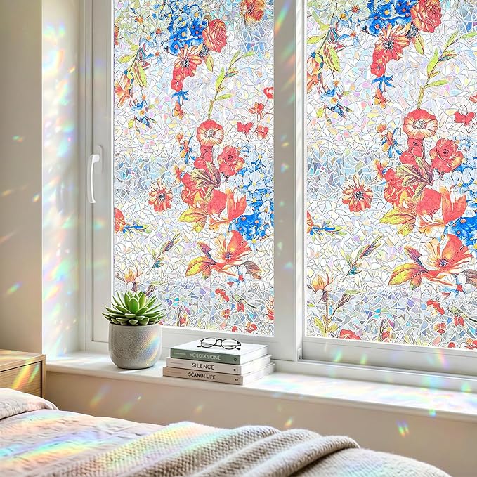 ADD.HERES Window Privacy Film, Stained Glass Decorative Static Cling, Removable - Image 8