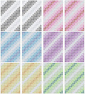 3120pcs 6mm Gradient Self-Adhesive Gem Stickers Bling Stickers by Buylorco
