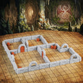 Dungeon Walls 40pcs 28mm Miniature RPG Modular System DND Terrain Building by AUSPDICE