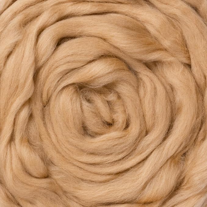Kondoos Natural Wool roving, 2 OZ. Best Wool - Image 5