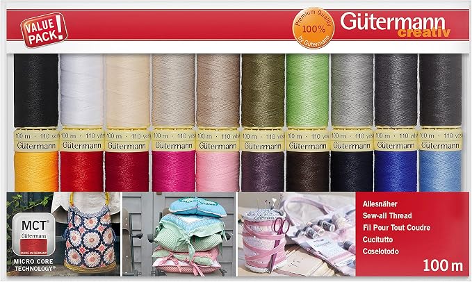 Gutermann Thread Set: Sew-All: 100m: Pack of 20 - Image 2