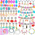 AMAZING TIME 130 Pcs Charm Bracelet Making Kit, Jewelry Toy by AMAZING+TIME