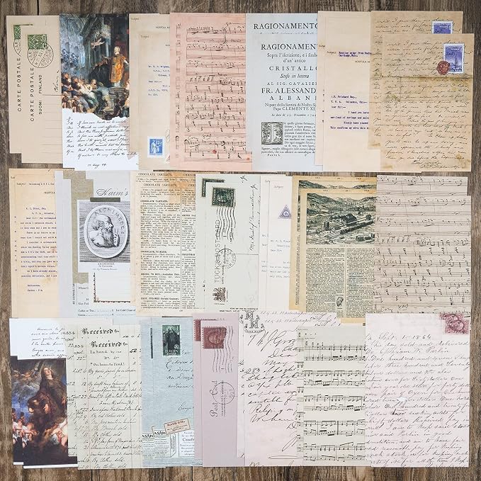 Knaid Vintage Scrapbook Supplies Pack - Image 4
