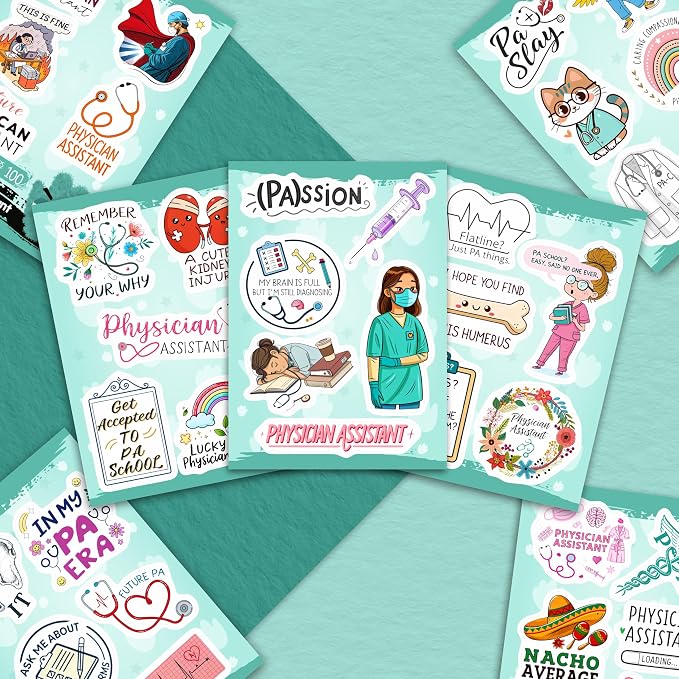 100Pcs Physician Assistant Stickers - Image 6