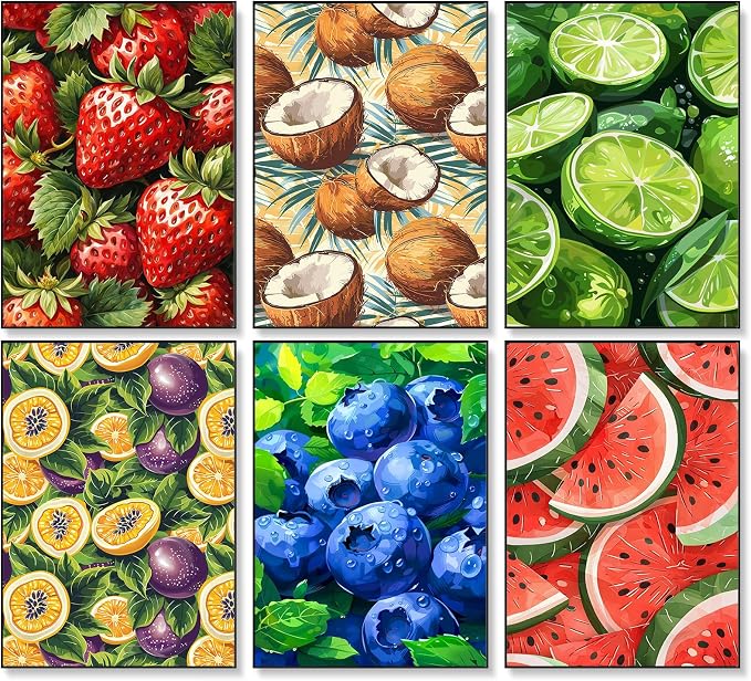 Okarina 6 Pack Paint by Numbers Kit by Okarina