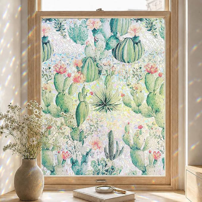 ADD.HERES Window Privacy Film, Stained Glass Decorative Static Cling, Removable - Image 8