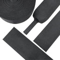 50% Ratio Heat Shrink Automotive Wire Loom Shrinkable Braided Sleeving Fabric Shrink Tubing Wear-Resistant Woven Wire Sheathing(1-3/8"-10ft)