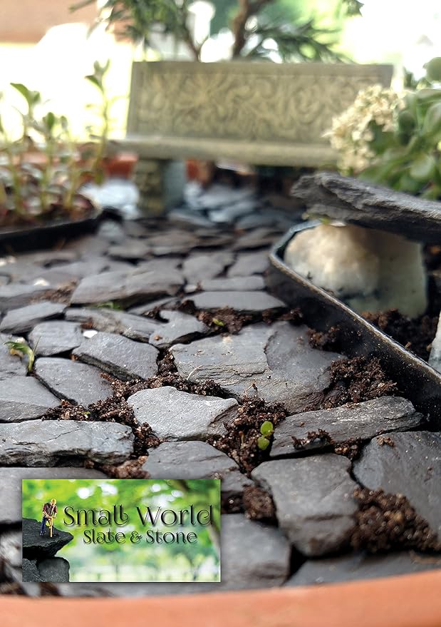 Natural Slate Stone -1/2 to 1 inch. Perfect Size - Image 4