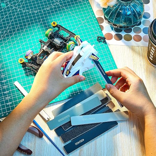 Honoson 20 Pcs Sanding Sticks for Plastic Models 3D Print Polishing Sticks - Image 9