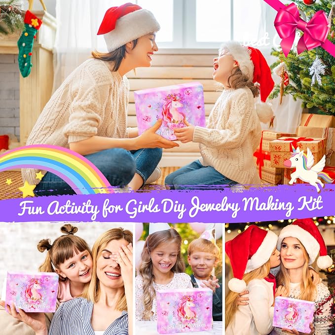 AMAZING TIME 130 Pcs Charm Bracelet Making Kit, Jewelry Toy - Image 6