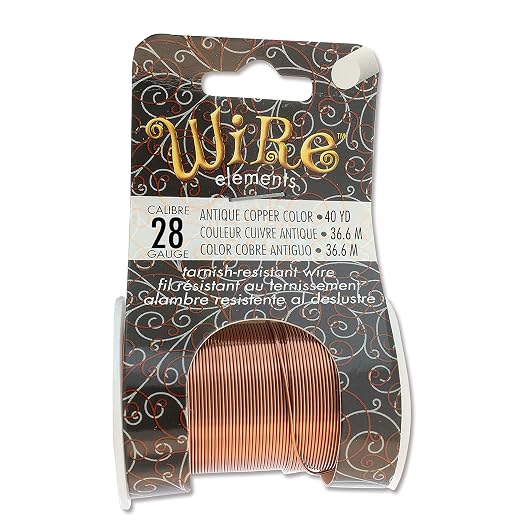 The Beadsmith Wire Elements 28-Gauge Lacquered Tarnish-Resistant Copper Wire - Image 7