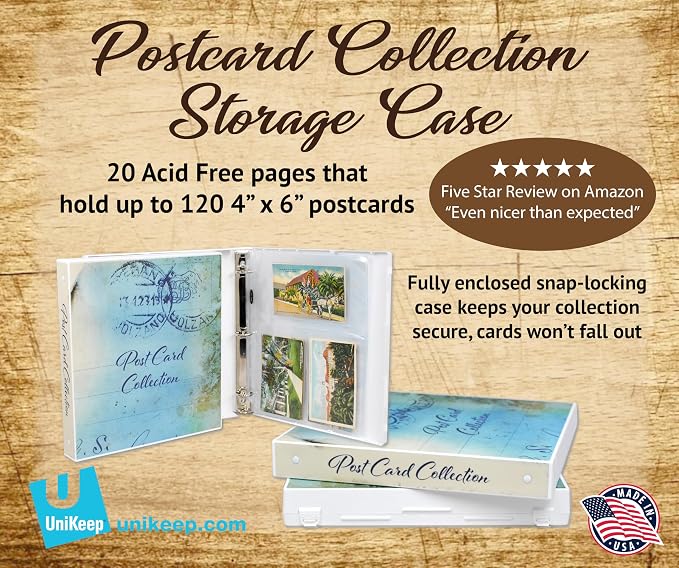 UniKeep Postcard Collector Storage Case - Image 4
