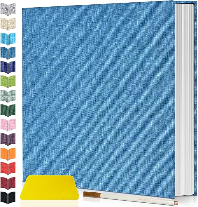Artfeel Photo Album Self Adhesive Scrapbook, 60 Pages Large Photo Book by Artfeel