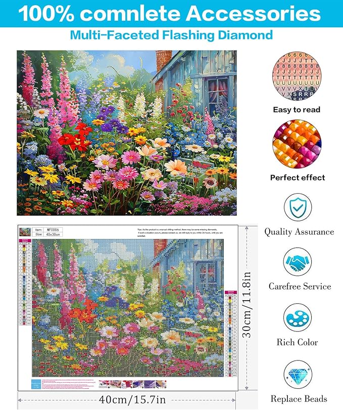 Meothan Square Drills Diamond Painting Kits - Image 3