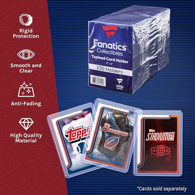 Fanatics Collectibles 35pt 3x4 Top Loaders - Image 3