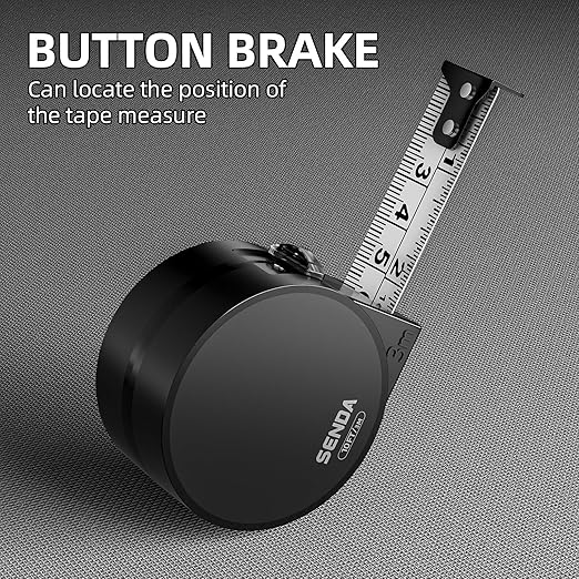 Tape Measure 10FT/3M, Compact Small Measuring Tape, Black and White Faceted Ruler Tape, Easy-to-Read Metric/Inch Measurements for Home, Office, and DIY Crafts Use(10Ft)