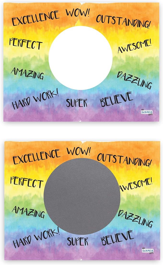 My Scratch Offs Positive Affirmations DIY Make Your Own Scratch Offs Watercolor - Image 5