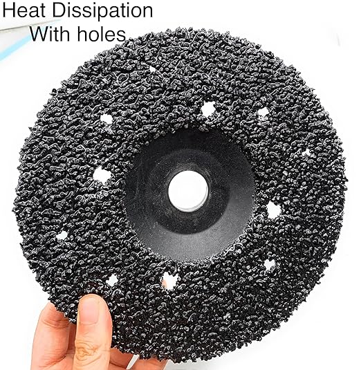SIGNI 5 Pack SiC Plastic Back Grinding Wheel for Granite/Marble/Concrete and Glasses (7 INCH, 8 GRIT)