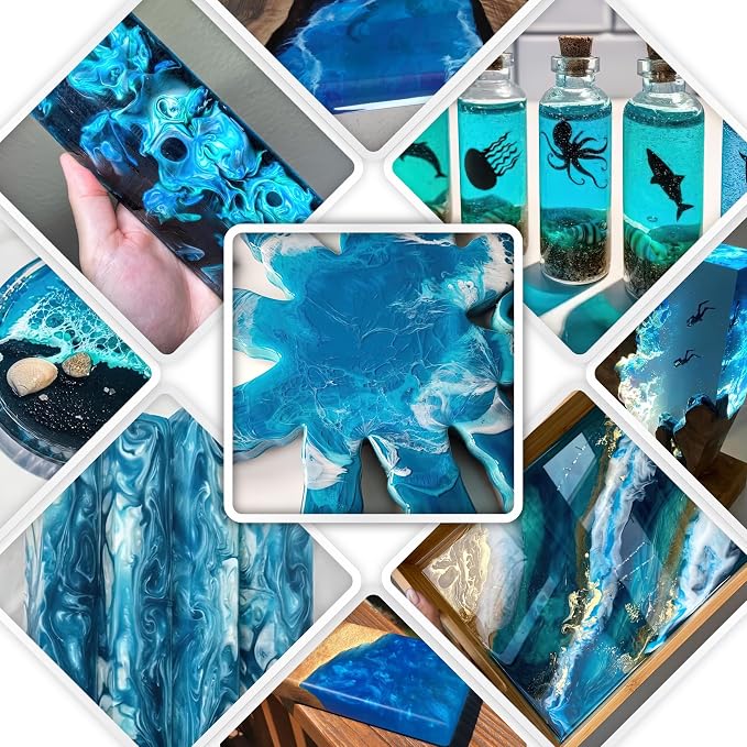 Alumilite Liquid Dye Ocean Blue 1 Oz, Highly Concentrated Dye - Image 6