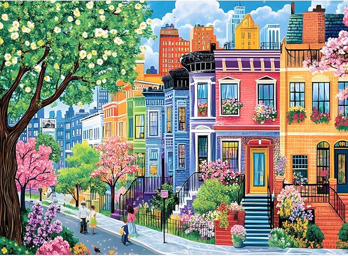 500 Pieces Puzzles for Adults, Spring Puzzle for Adults Elderly, Colorful by VOLUVOLU