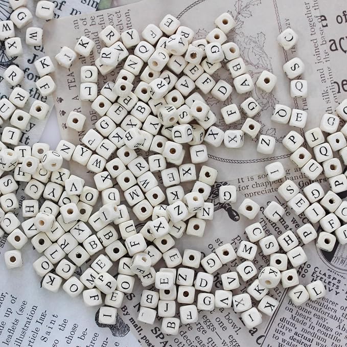 BetterJonny Natural Square Wooden Beads - Image 4