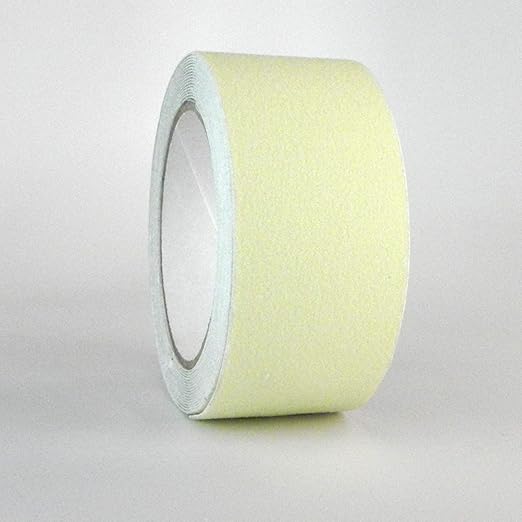 GGR Supplies T.R.U. NST-20 Non-Skid Tape 60 ft. Length Safety Way 60 Grit Anti Slip Traction Tape 32 Mil No Slip (3 in. x 60 ft. (75mm Wide), Luminous)