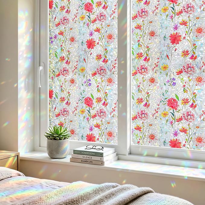 ADD.HERES Window Privacy Film, Stained Glass Decorative Static Cling, Removable - Image 8